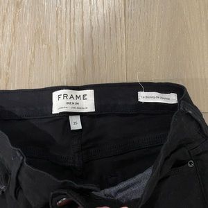 Frame Le skinny de Jeanne skinny ripped jeans